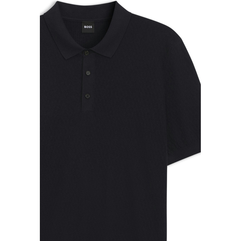 Boss polo bleu 2