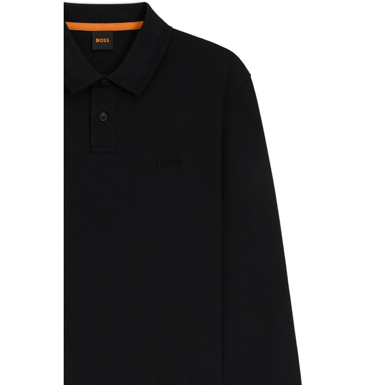 Boss polo noir 2