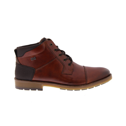 Rieker high shoes cognac