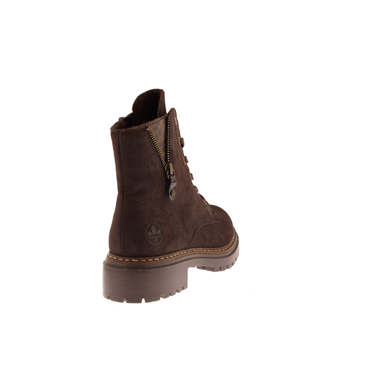 Rieker lace-up boots brown 4