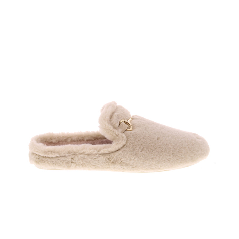 Macarena pantoffeln beige 1