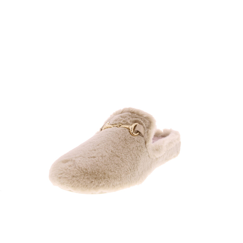 Macarena pantoffeln beige 3