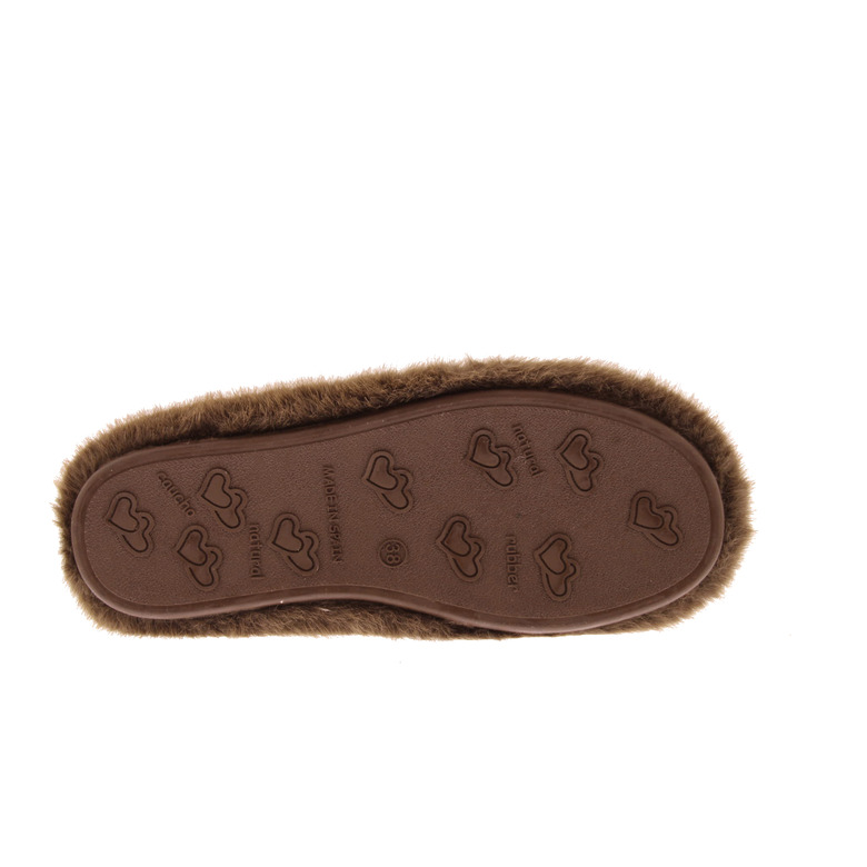 Macarena pantoffeln braun 5