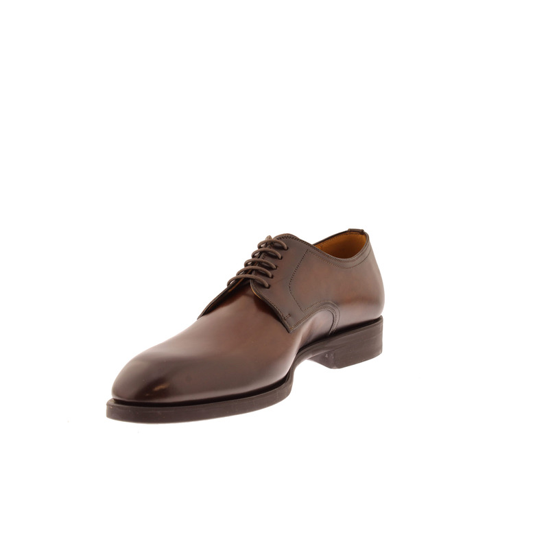 Magnanni chaussures à lacets cognac 3