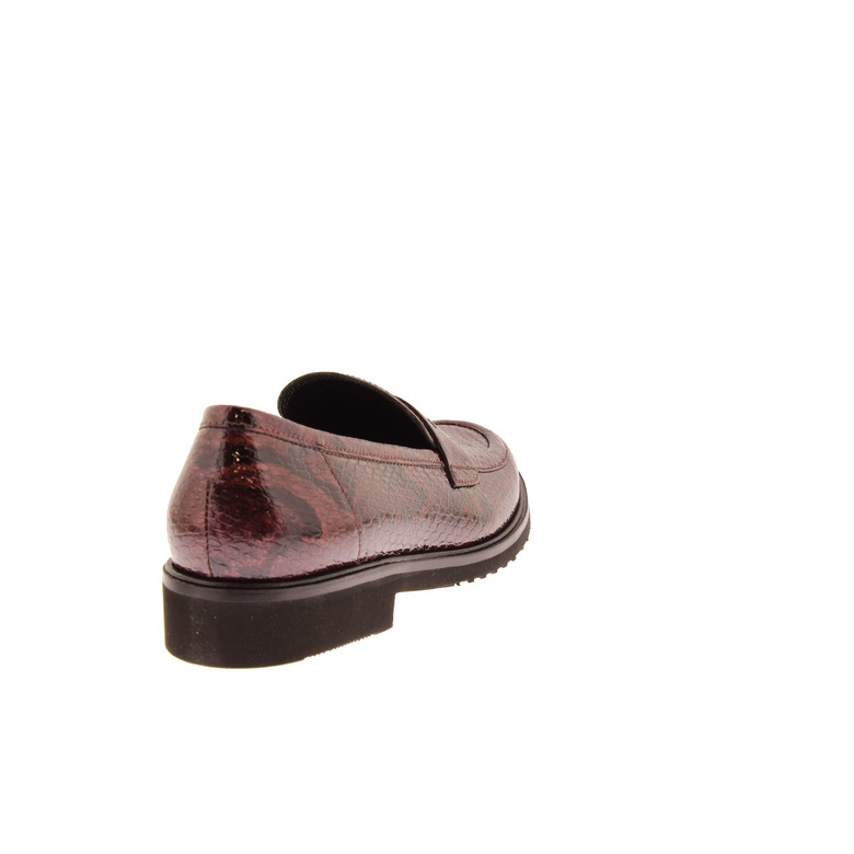 Gabor mokassins & halbschuhe bordeaux 4