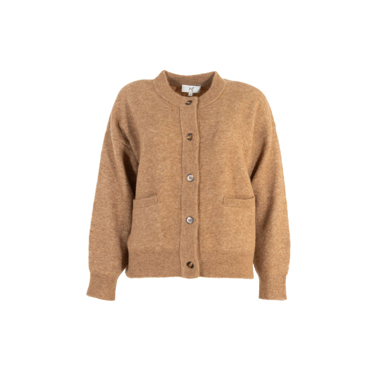 Jeff cardigan lightbrown 1