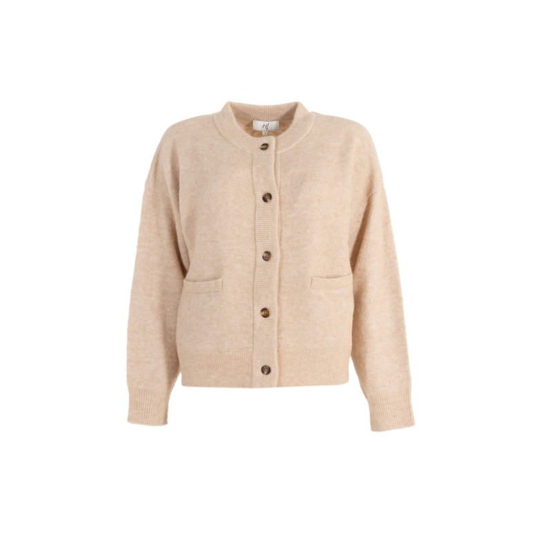 Jeff cardigan lightbrown 1
