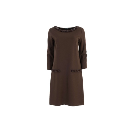 Ana Alcazar robe brun