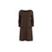 Ana Alcazar robe brun 1