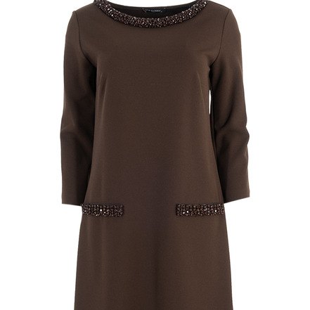 Ana Alcazar robe brun