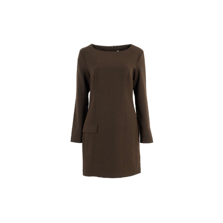 Oscar dress brown