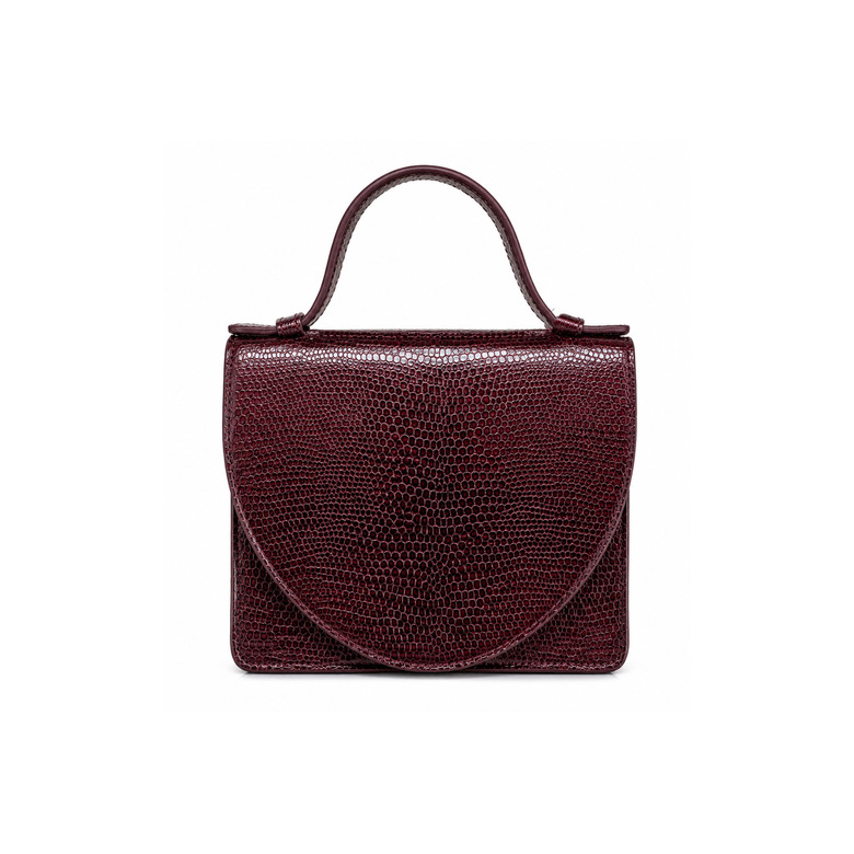 Mieke Dierckx handtas bordeaux 1