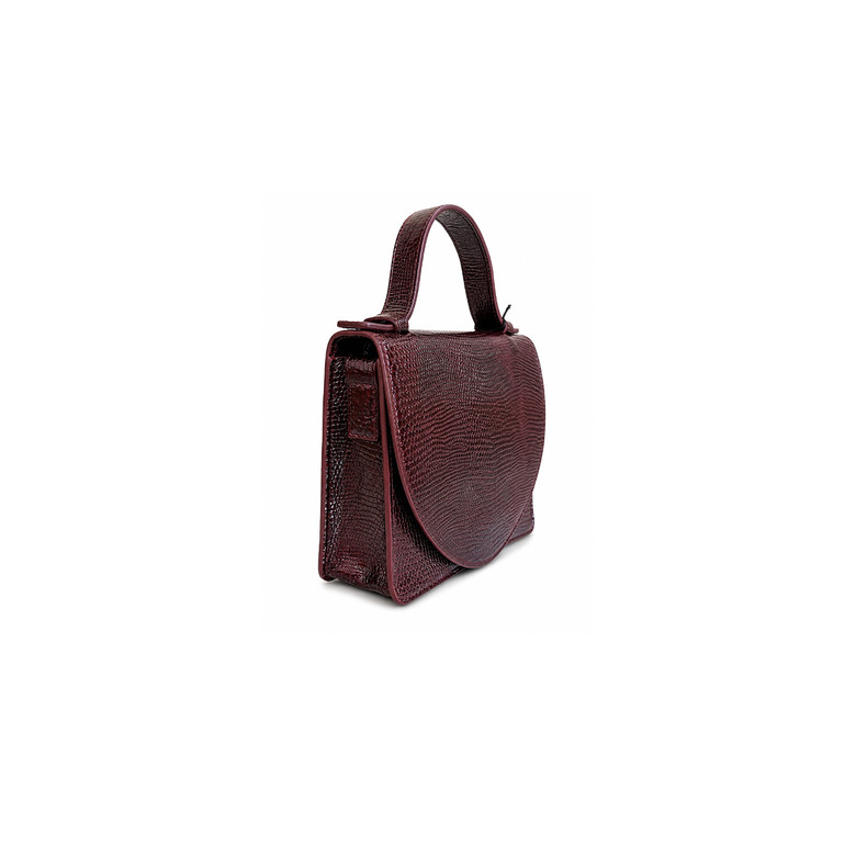 Mieke Dierckx handtas bordeaux 2