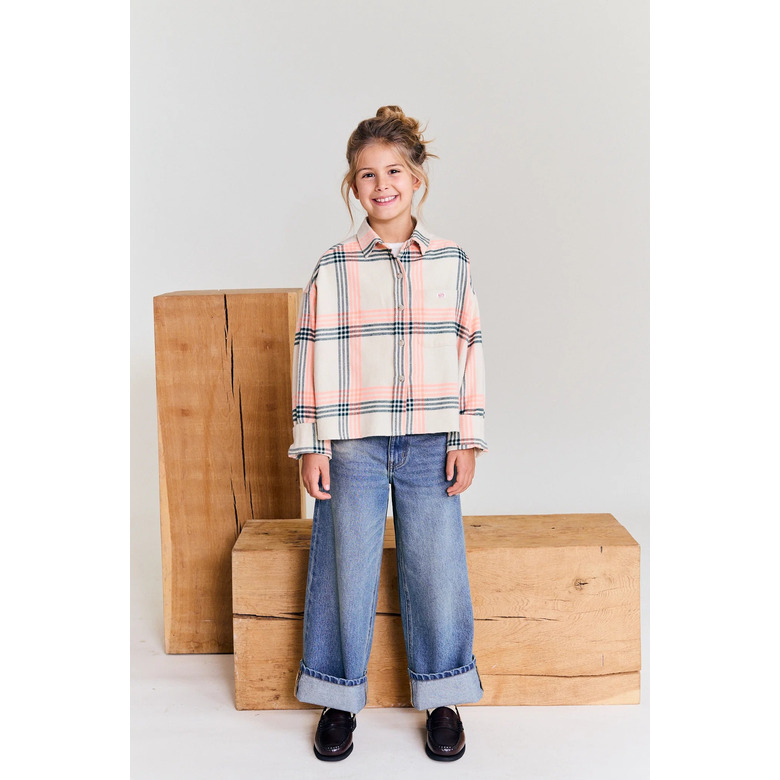 Ao76 blouse multi color 2