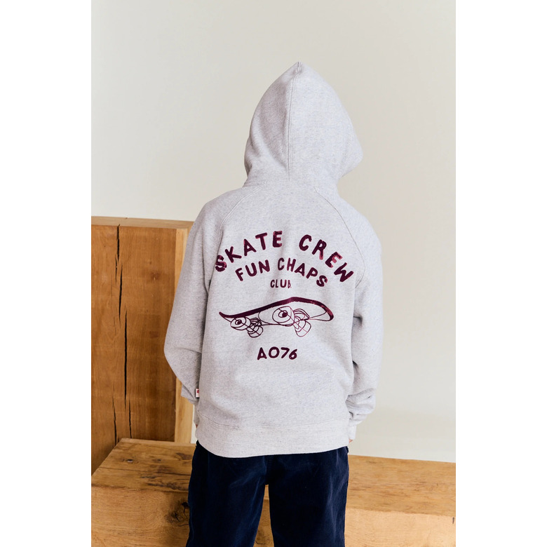 Ao76 hoodie grijs 3