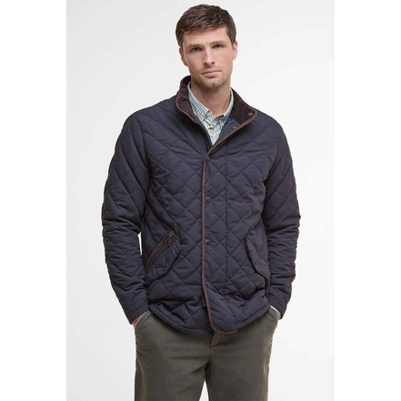 Barbour jas blauw