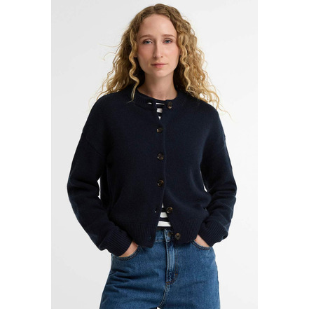 Barbour cardigan blauw