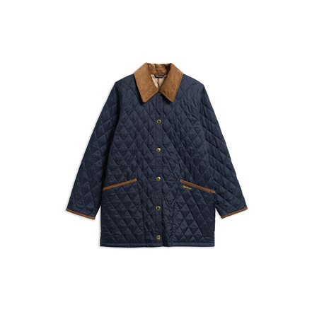 Barbour jas blauw