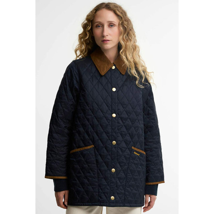 Barbour jas blauw