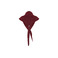 Ichi schal bordeaux 2
