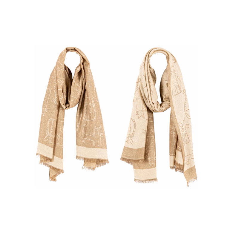 Lollipops schal beige 1