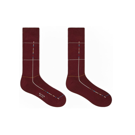 Paul Smith Ps chausettes bordeaux