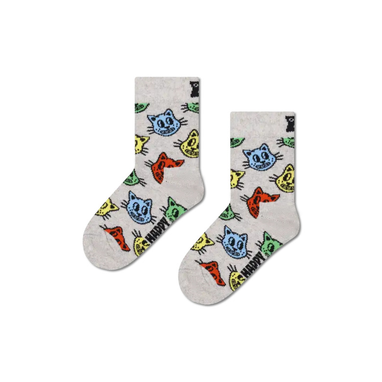 Happy Socks kousen grijs 1