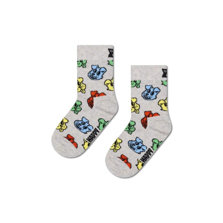 Happy Socks kousen grijs 1