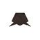 Barts scarf brown 1