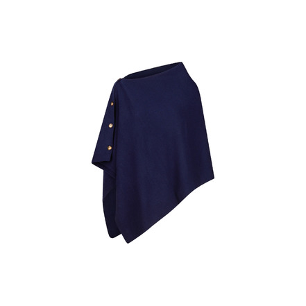 Les Cordes poncho bleu