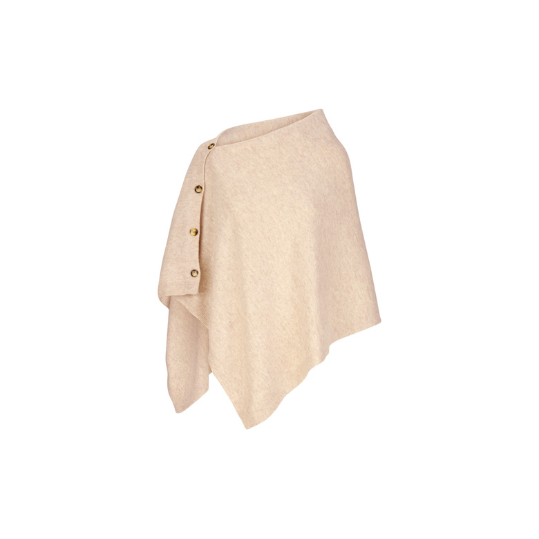 Les Cordes poncho beige 1