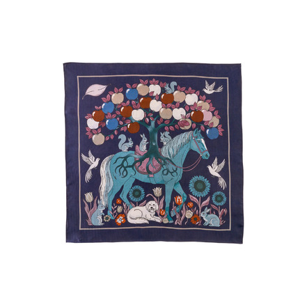 Les Cordes sjaal blauw