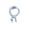 Les Cordes sjaal blauw 1