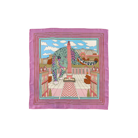 Les Cordes sjaal roze