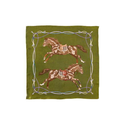 Les Cordes sjaal groen