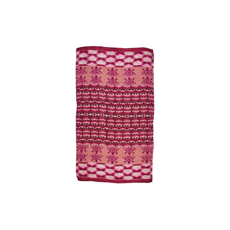 Les Cordes echarpe rose 2
