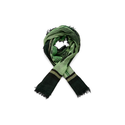 Les Cordes scarf green