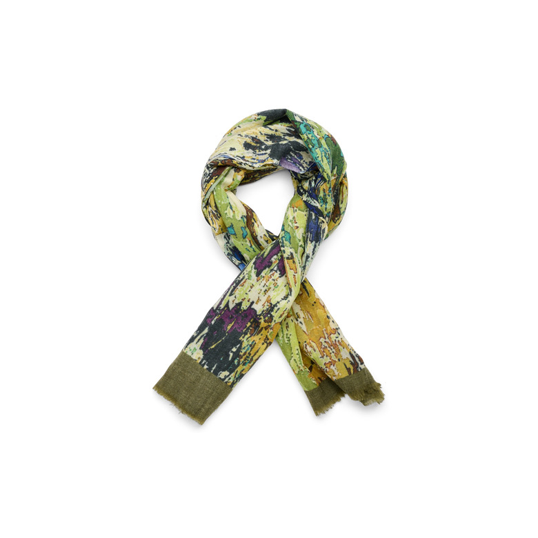 Les Cordes echarpe vert 1