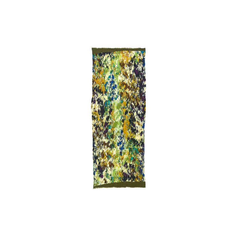 Les Cordes echarpe vert 2