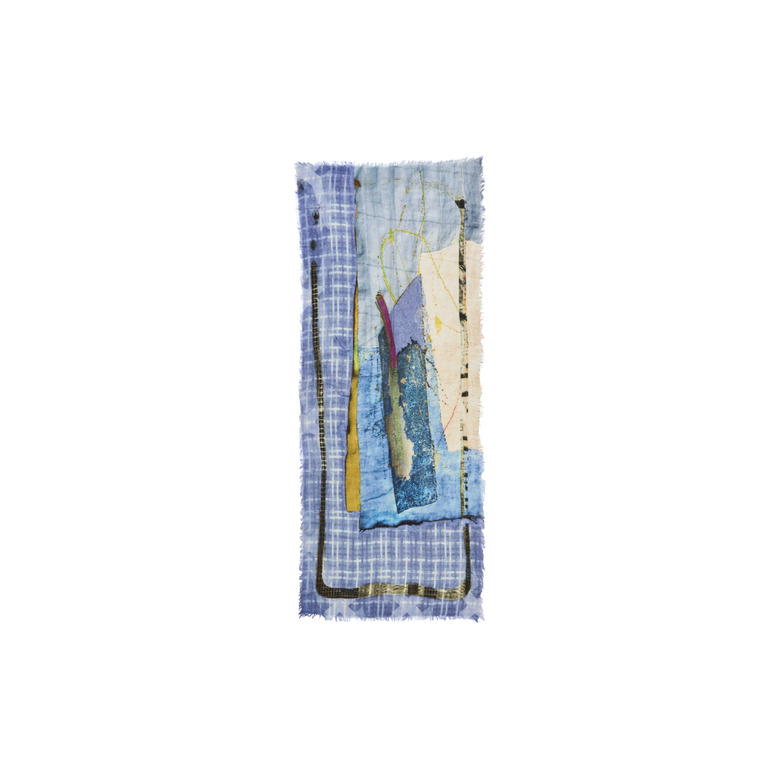Les Cordes echarpe violet 2