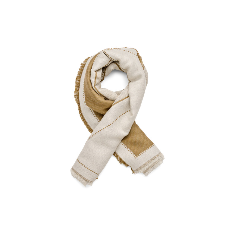 Les Cordes schal beige 1