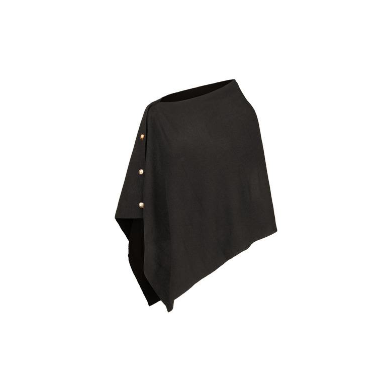 Les Cordes poncho noir 1