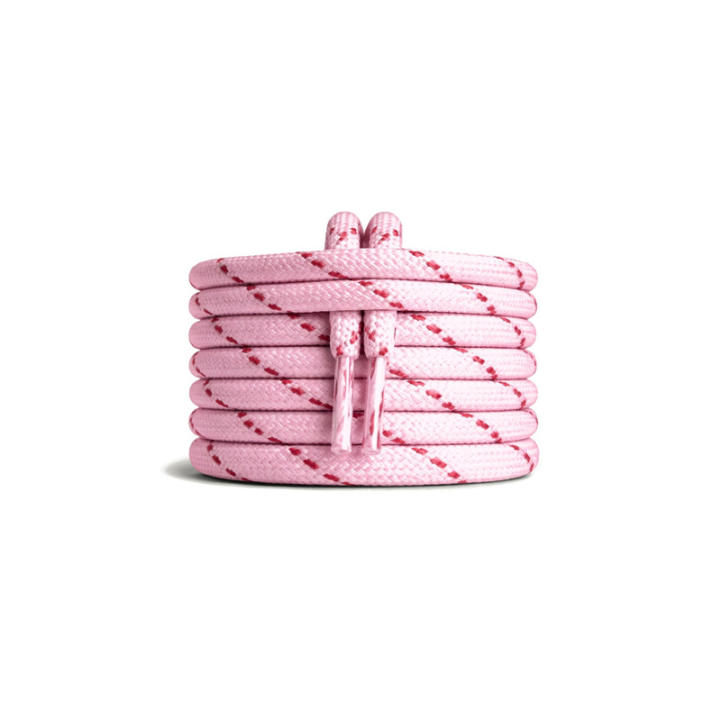 Posa lacets rose 1