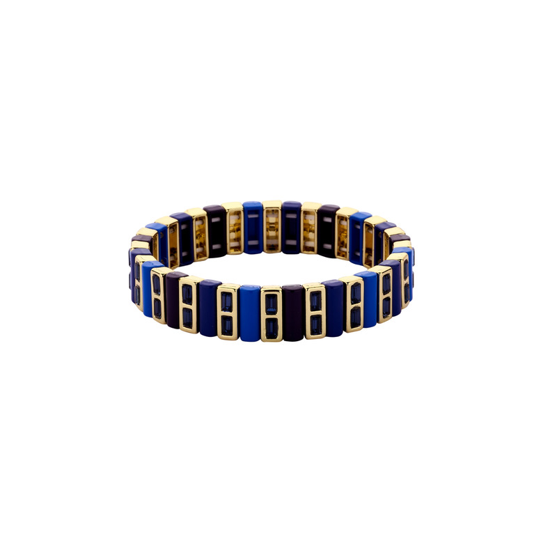 Les Cordes armband blau 1