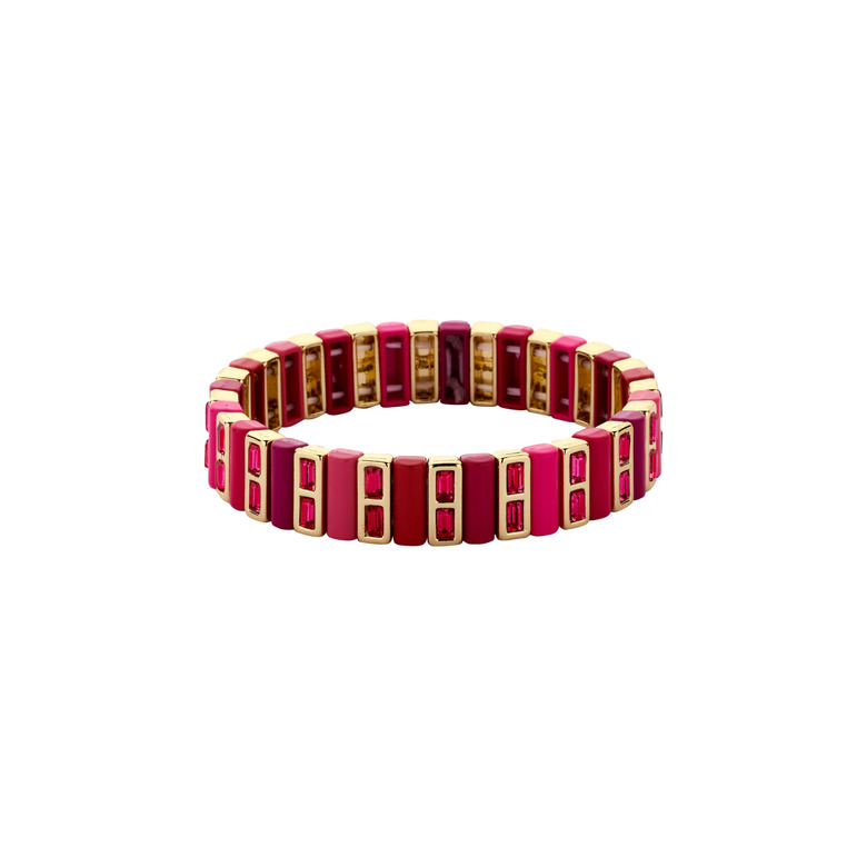 Les Cordes bracelet fuchsia 1