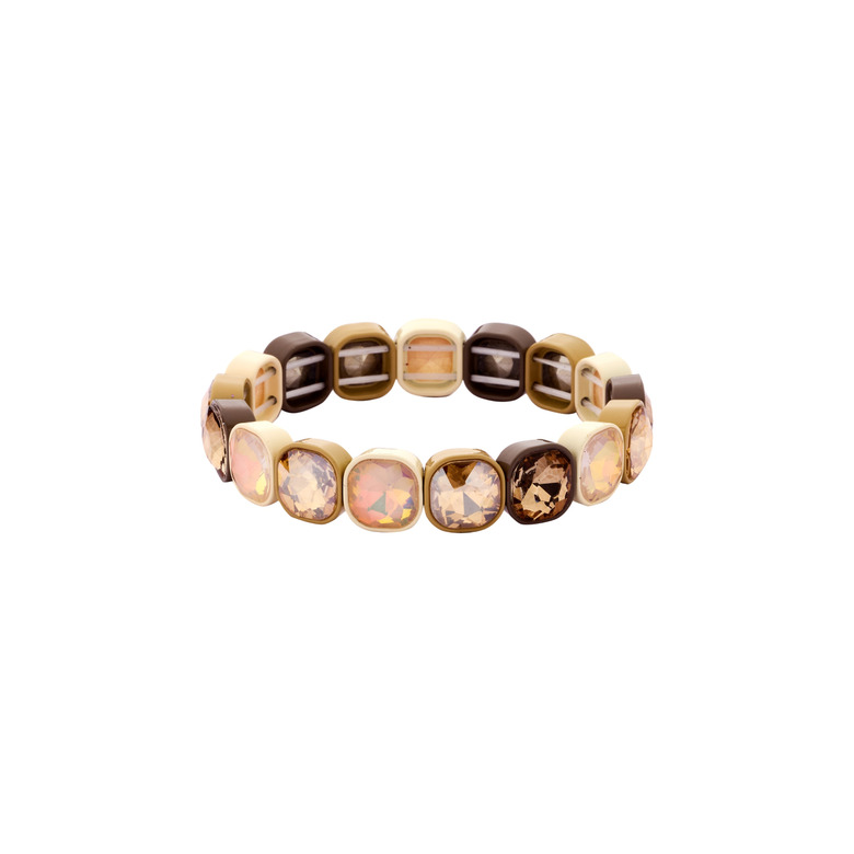 Les Cordes armband beige 1