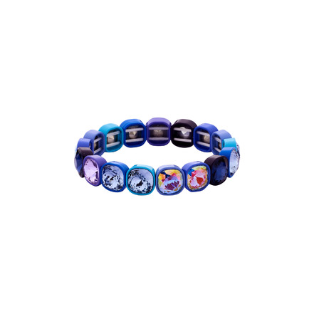 Les Cordes armband blau