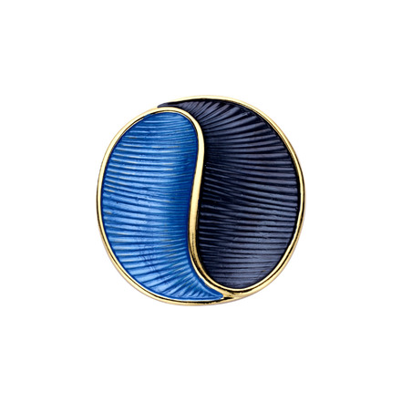 Les Cordes broche bleu