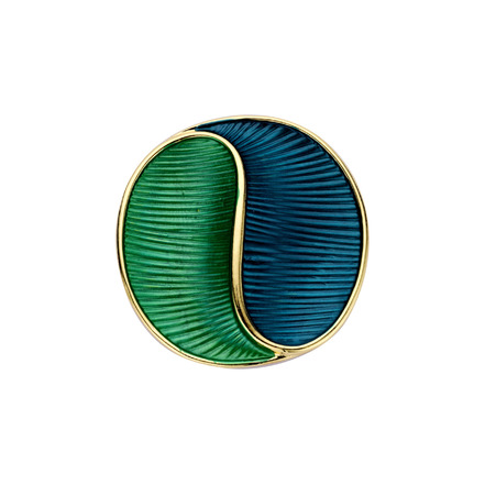 Les Cordes broche vert