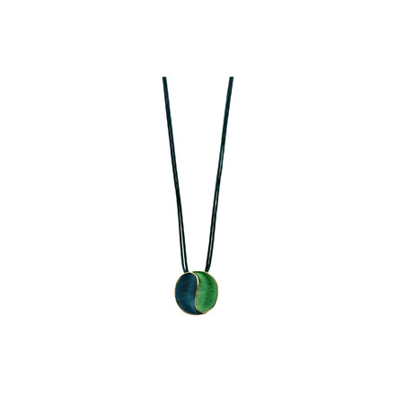 Les Cordes halsketting groen